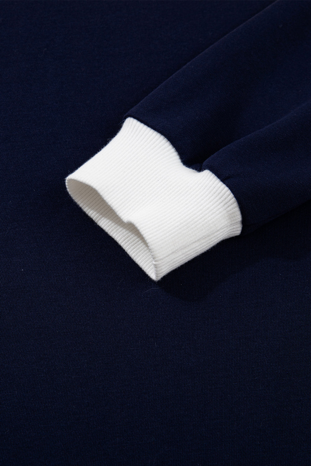 Bluing Striped Varsity Set Long Sleeve Pullover and Shorts Dear-Lover Dropshipping